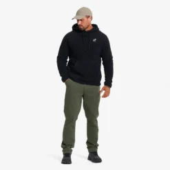Sherpa Light Hooded Fleece Herren Black