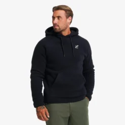 Sherpa Light Hooded Fleece Herren Black