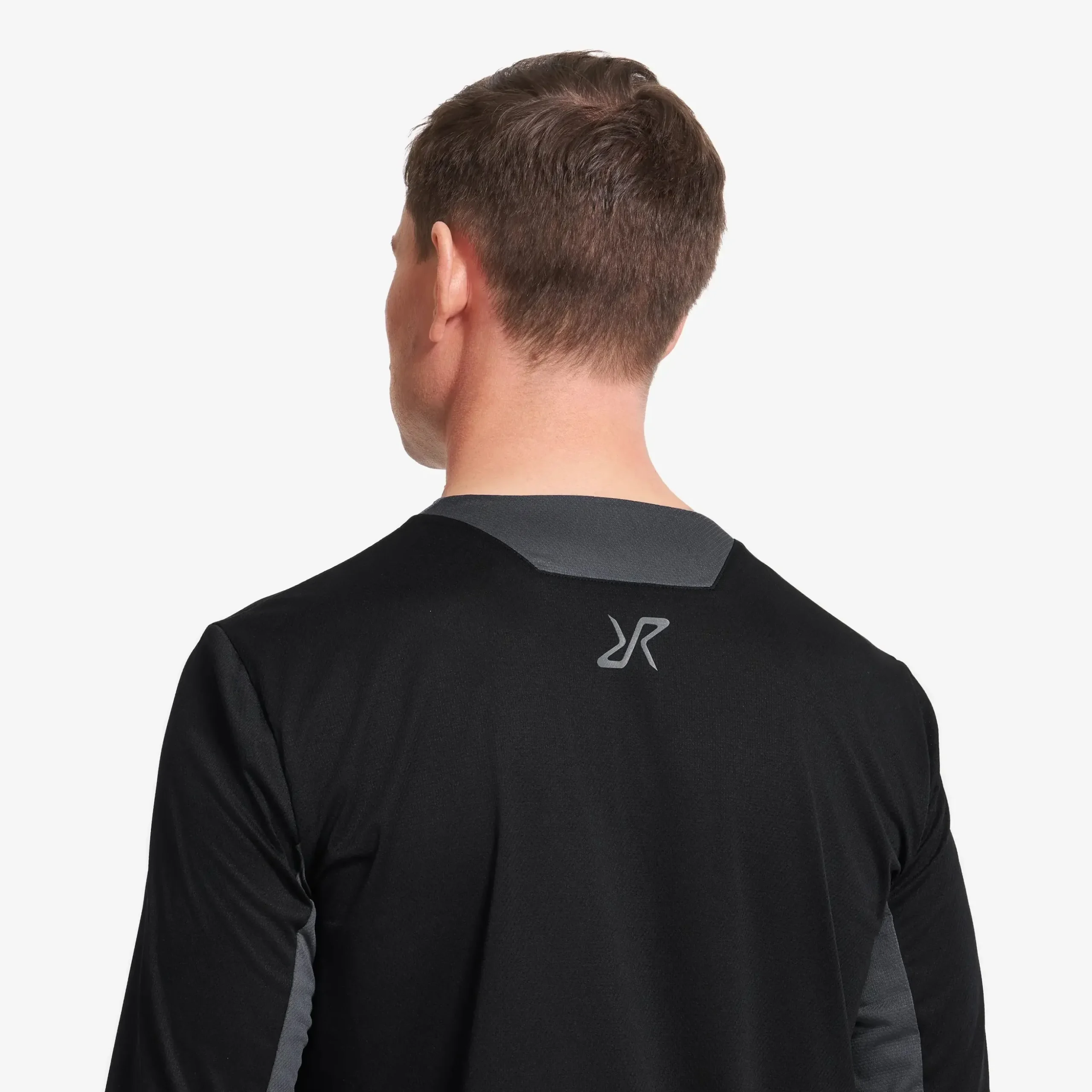 Shred Long-sleeved MTB Jersey Herren Black/Turbulence Blue