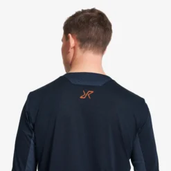 Shred Long-sleeved MTB Jersey Herren Deep Navy/Insignia Blue