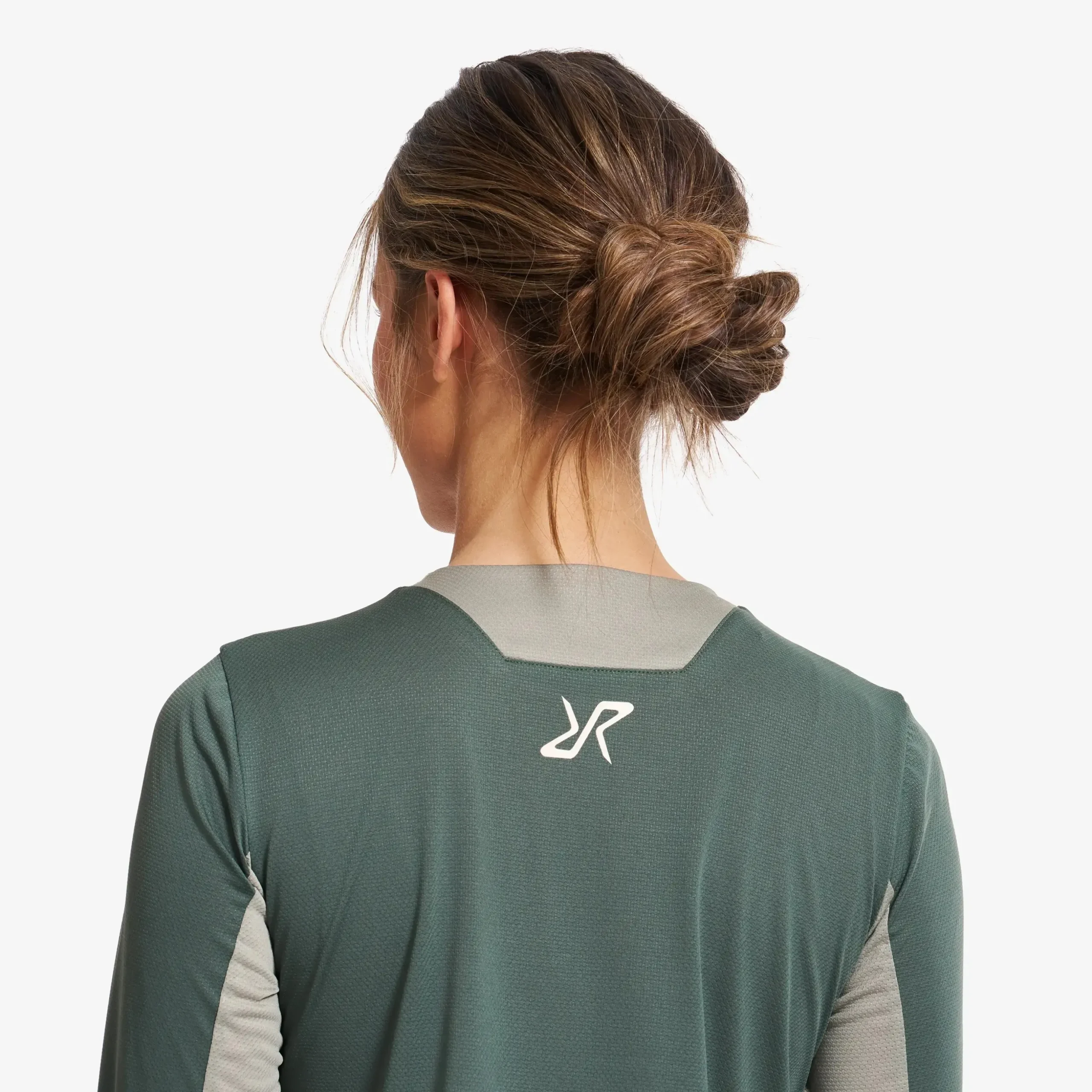 Shred Long-sleeved MTB Jersey Damen Balsam Green/Shadow