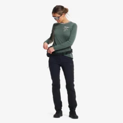 Shred Long-sleeved MTB Jersey Damen Balsam Green/Shadow