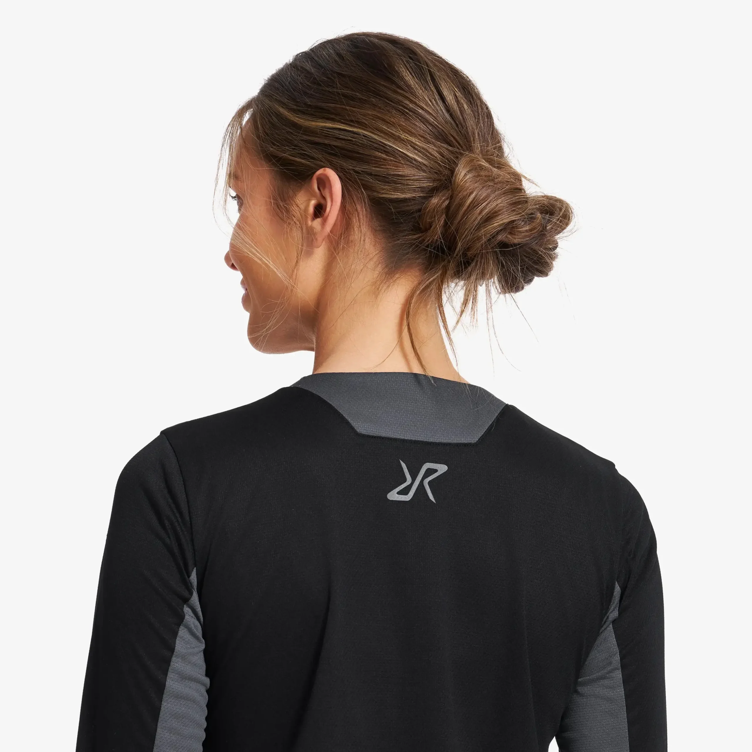 Shred Long-sleeved MTB Jersey Damen Black/Turbulence Blue