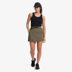 Sierra Hiking Skirt Damen Light Moss Gray