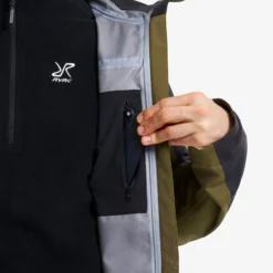 Silence Proshell 3L Jacket Herren Dark Olive/Moonless Night