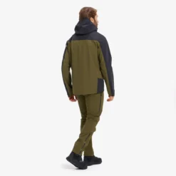 Silence Proshell 3L Jacket Herren Dark Olive/Moonless Night