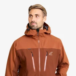 Silence Proshell 3L Jacket Herren Dusty Orange/Rusty Walnut