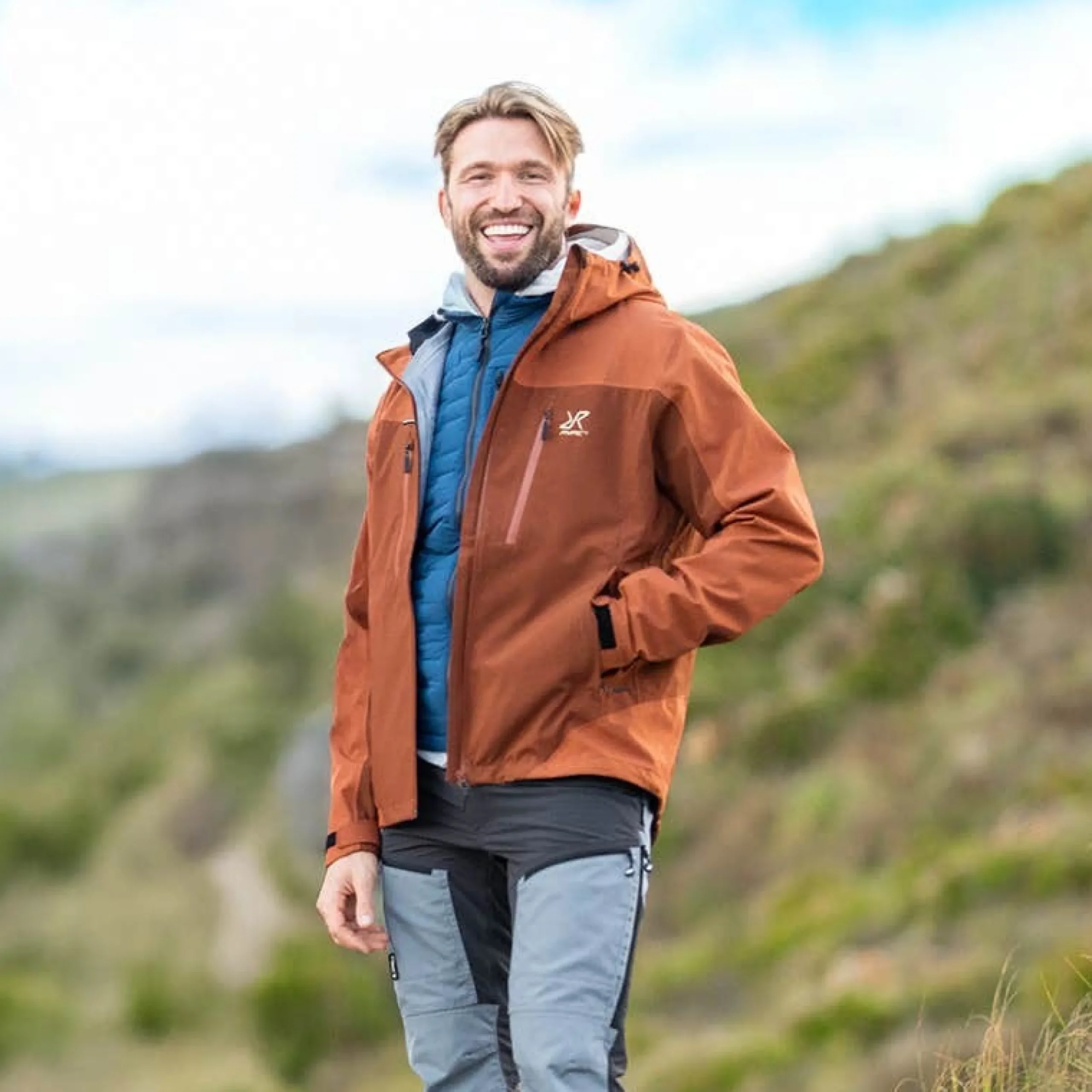 Silence Proshell 3L Jacket Herren Dusty Orange/Rusty Walnut