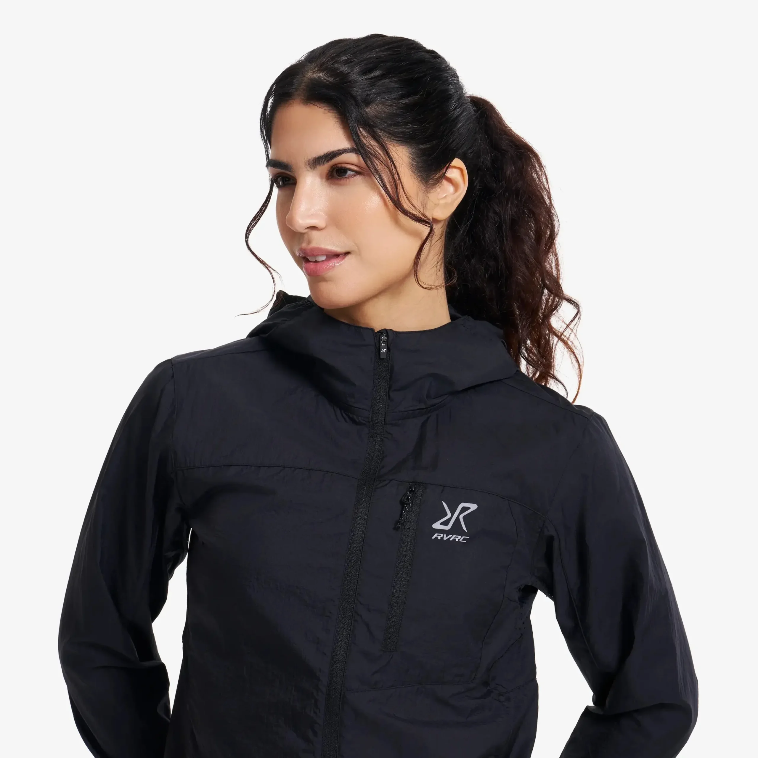 Speed Hooded Windbreaker Damen Black