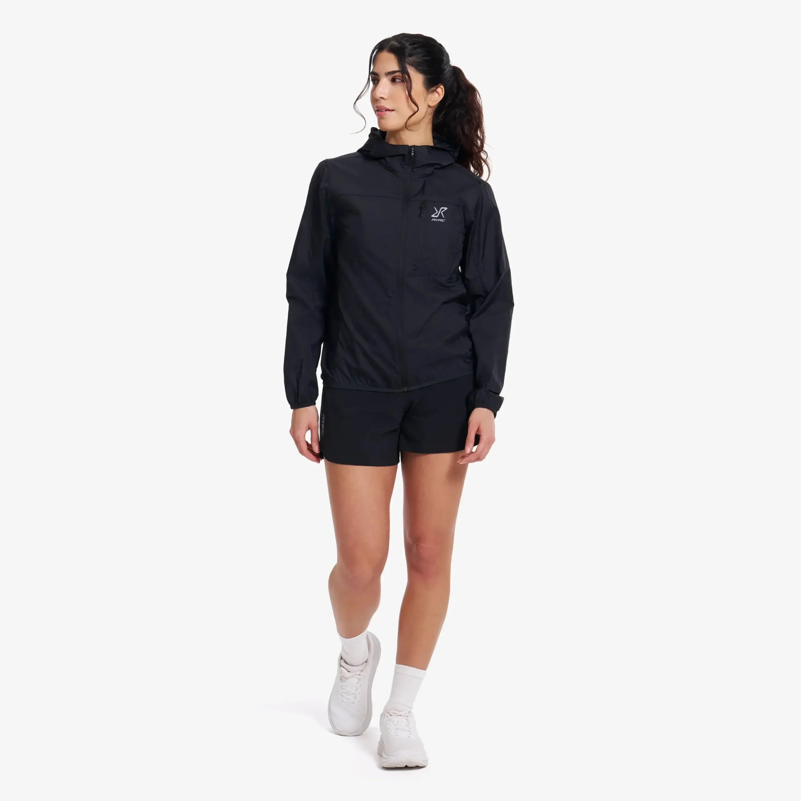 Speed Hooded Windbreaker Damen Black