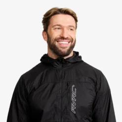 Speed Hooded Windbreaker Herren Black