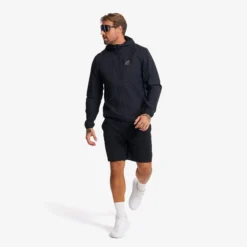 Speed Hooded Windbreaker Herren Black