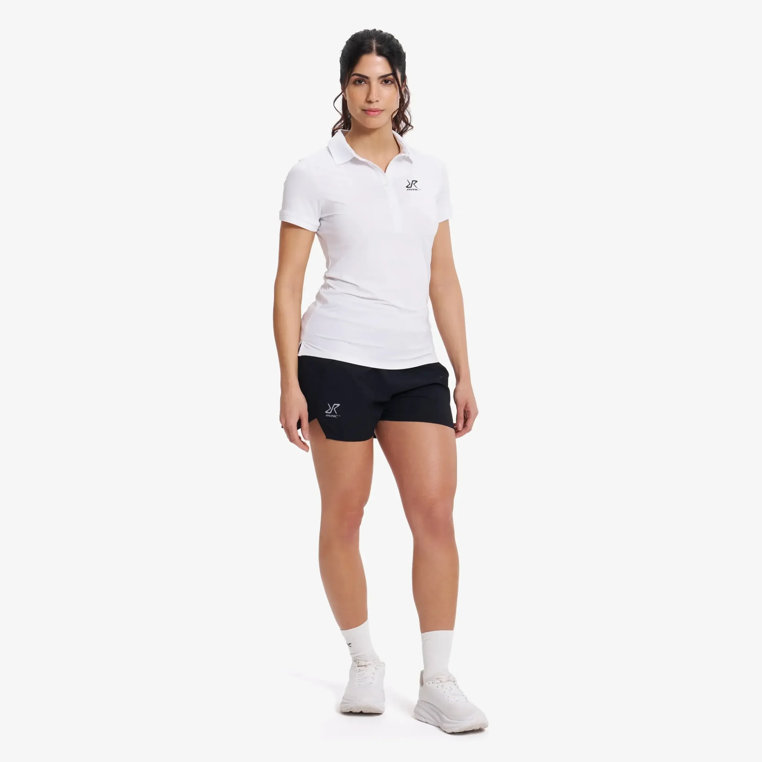 Stream Active Polo Shirt Damen White
