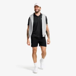 Stream Polo Shirt Herren Black