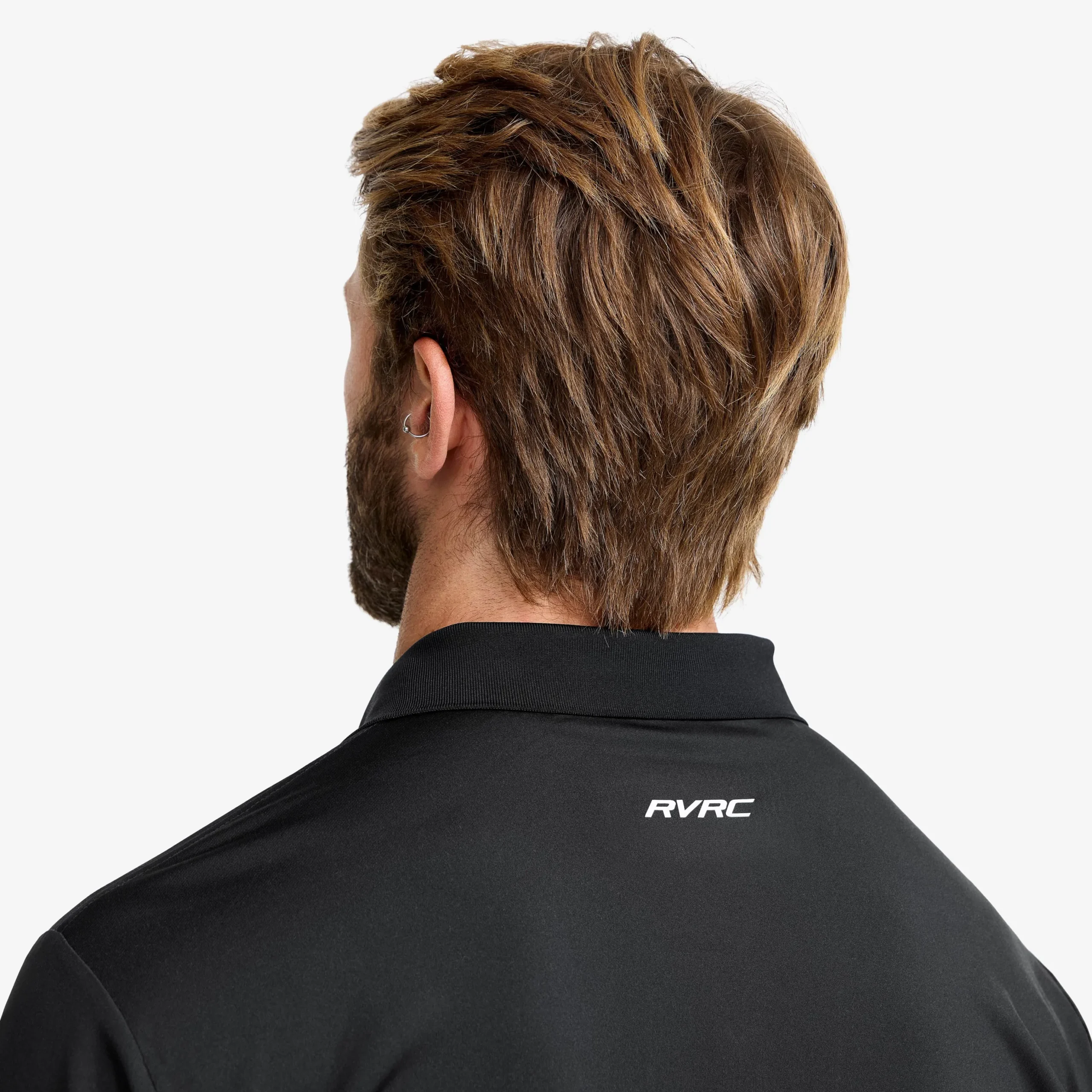 Stream Polo Shirt Herren Black
