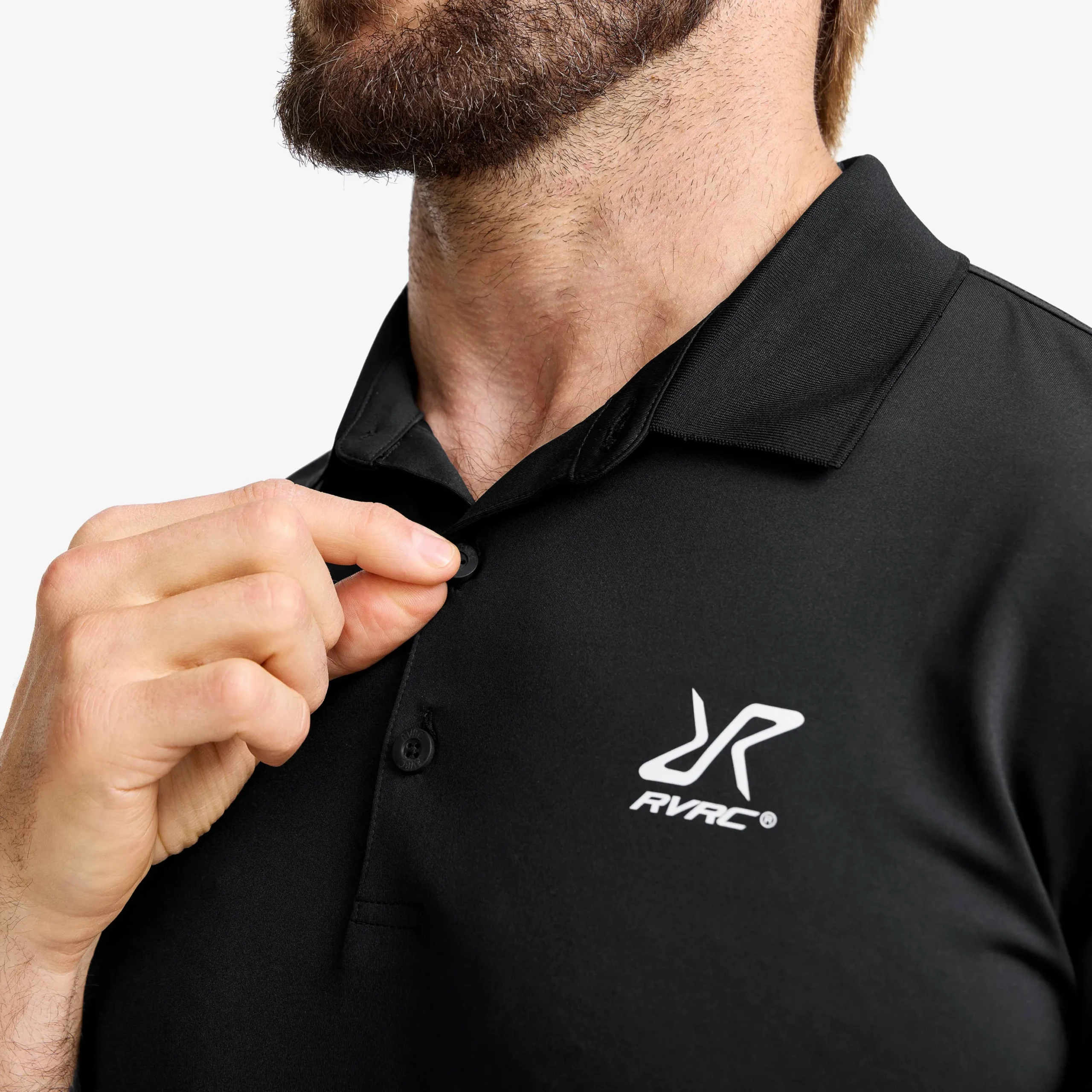 Stream Polo Shirt Herren Black