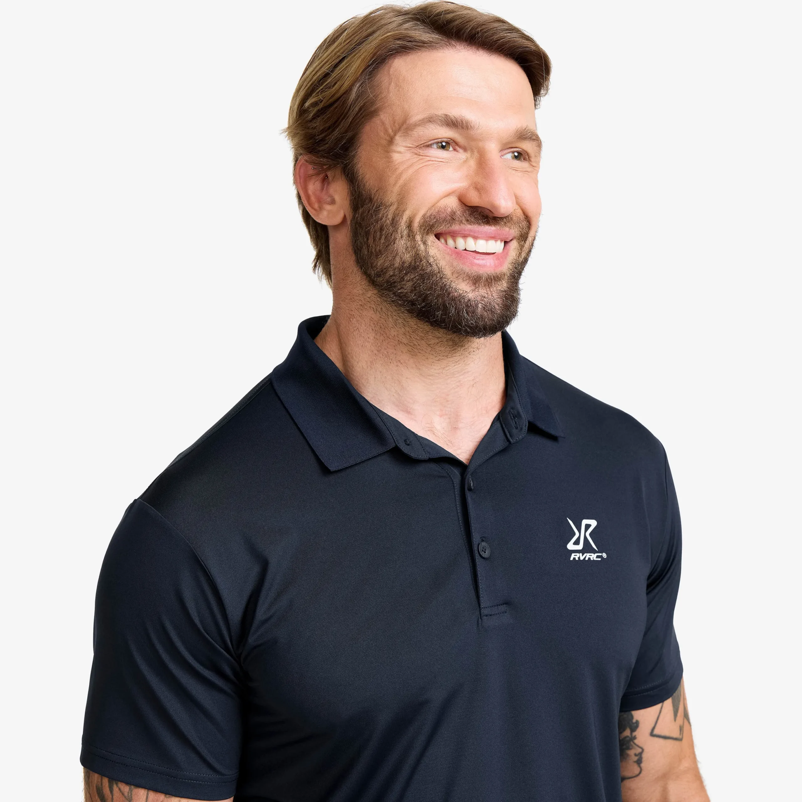 Stream Polo Shirt Herren Navy