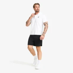 Stream Polo Shirt Herren White