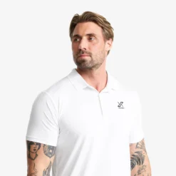 Stream Polo Shirt Herren White