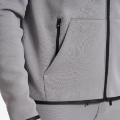 Street Scuba Full-zip Hoodie Herren Frost Gray