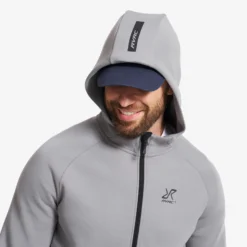 Street Scuba Full-zip Hoodie Herren Frost Gray