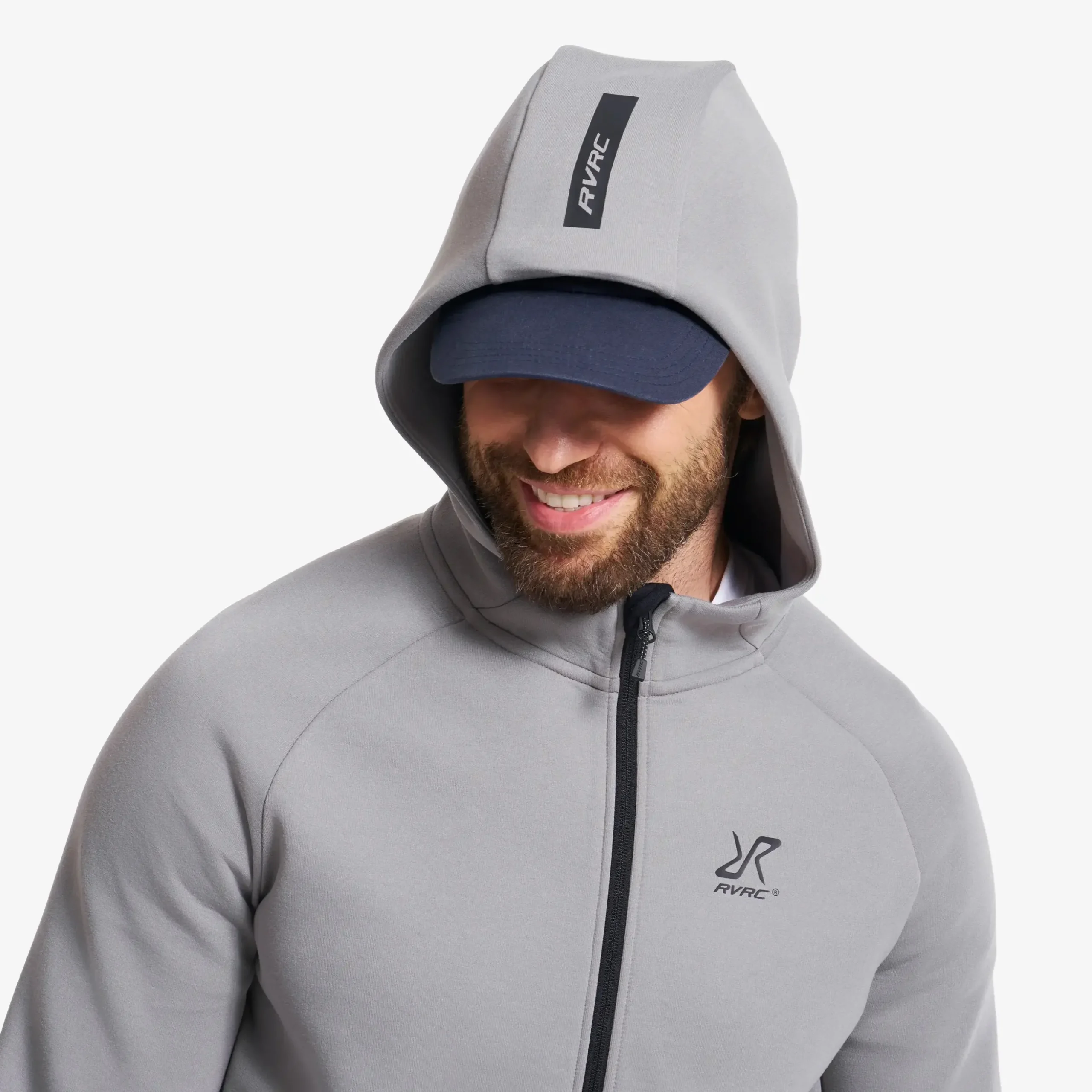Street Scuba Full-zip Hoodie Herren Frost Gray