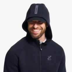 Street Scuba Full-zip Hoodie Herren Black