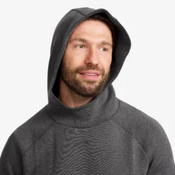 Street Scuba Hoodie Herren Dark Grey Melange