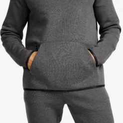 Street Scuba Hoodie Herren Dark Grey Melange