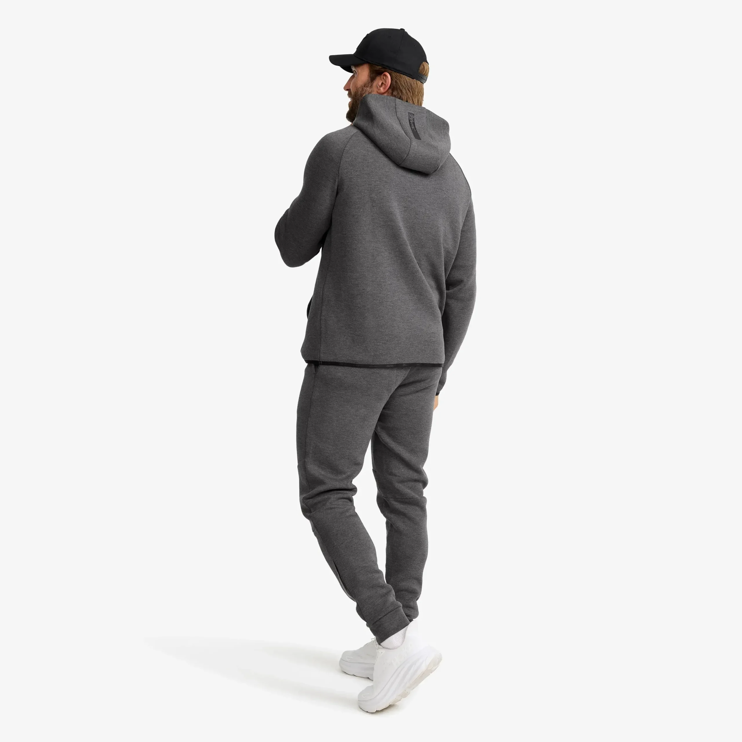 Street Scuba Hoodie Herren Dark Grey Melange