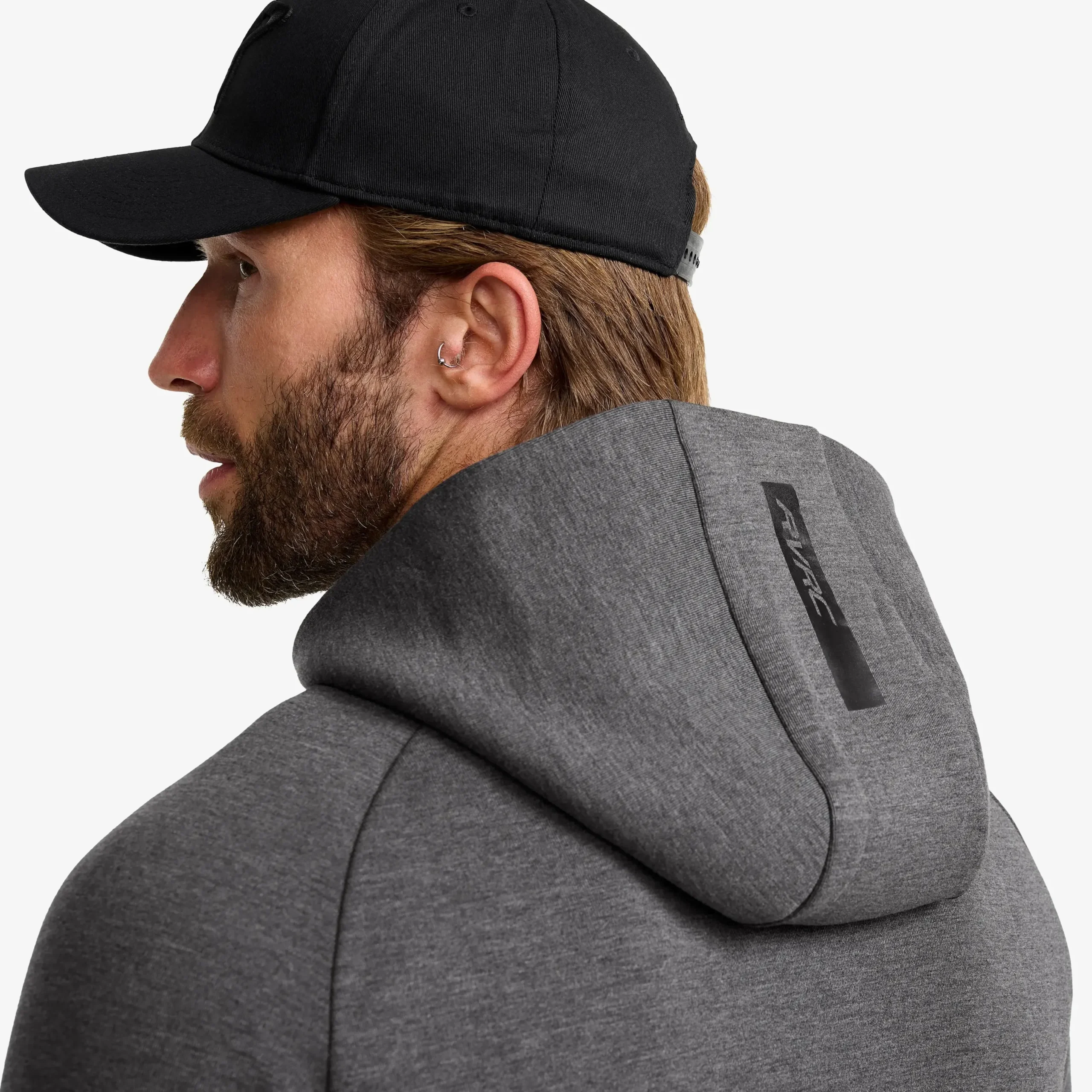 Street Scuba Hoodie Herren Dark Grey Melange