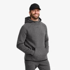 Street Scuba Hoodie Herren Dark Grey Melange