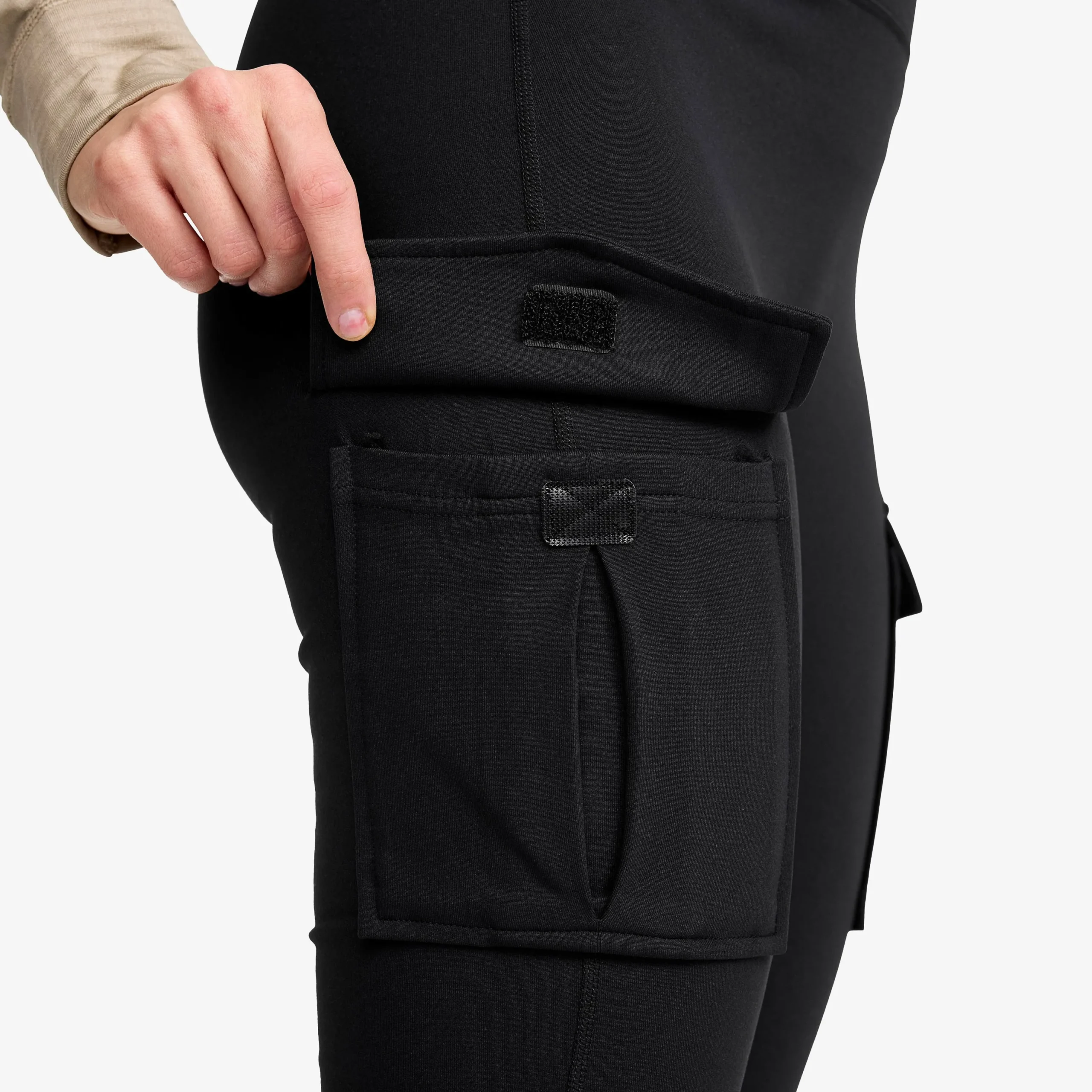 Summit Pocket Tights Damen Black