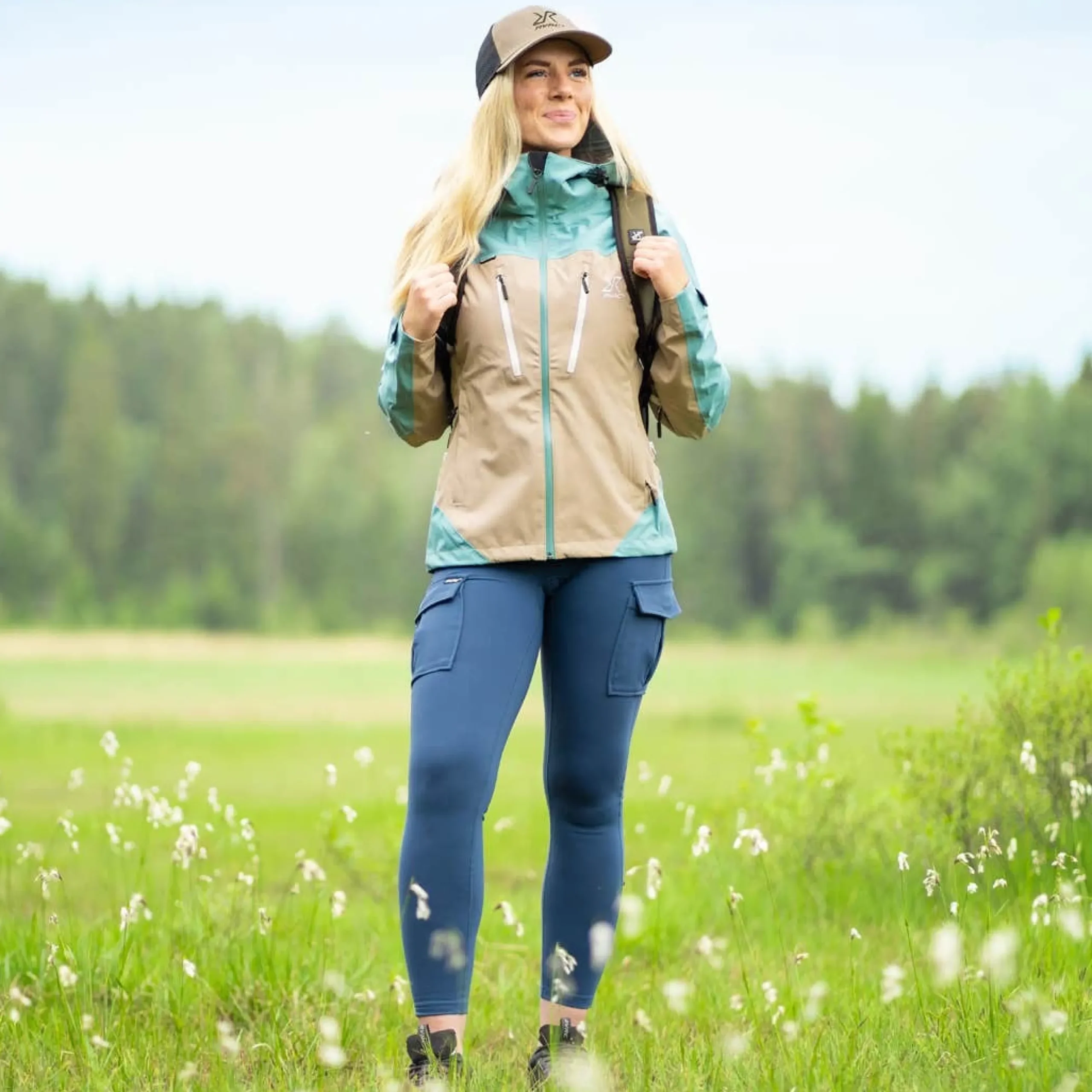 Summit Pocket Tights Damen Moonlit Ocean