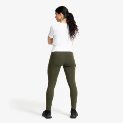 Summit Pocket Tights Damen Rosin Green