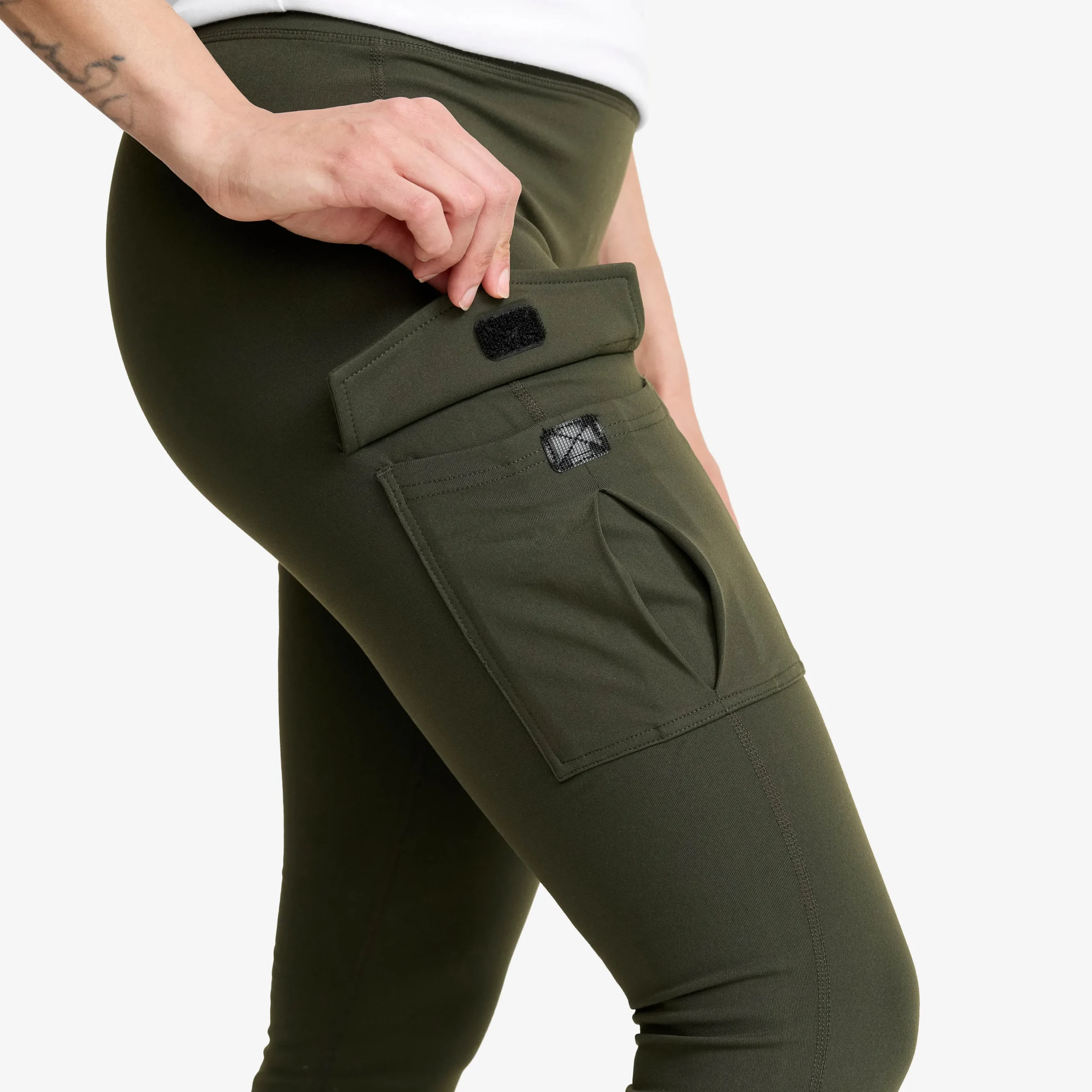 Summit Pocket Tights Damen Rosin Green