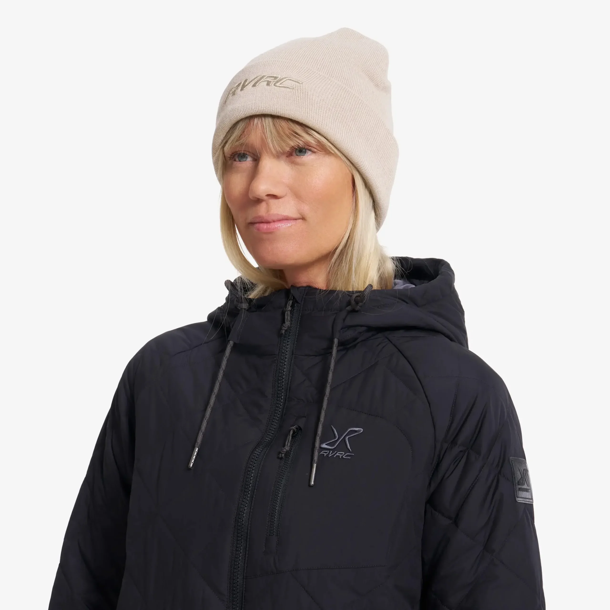 Tapa Long Quilt Jacket Damen Black