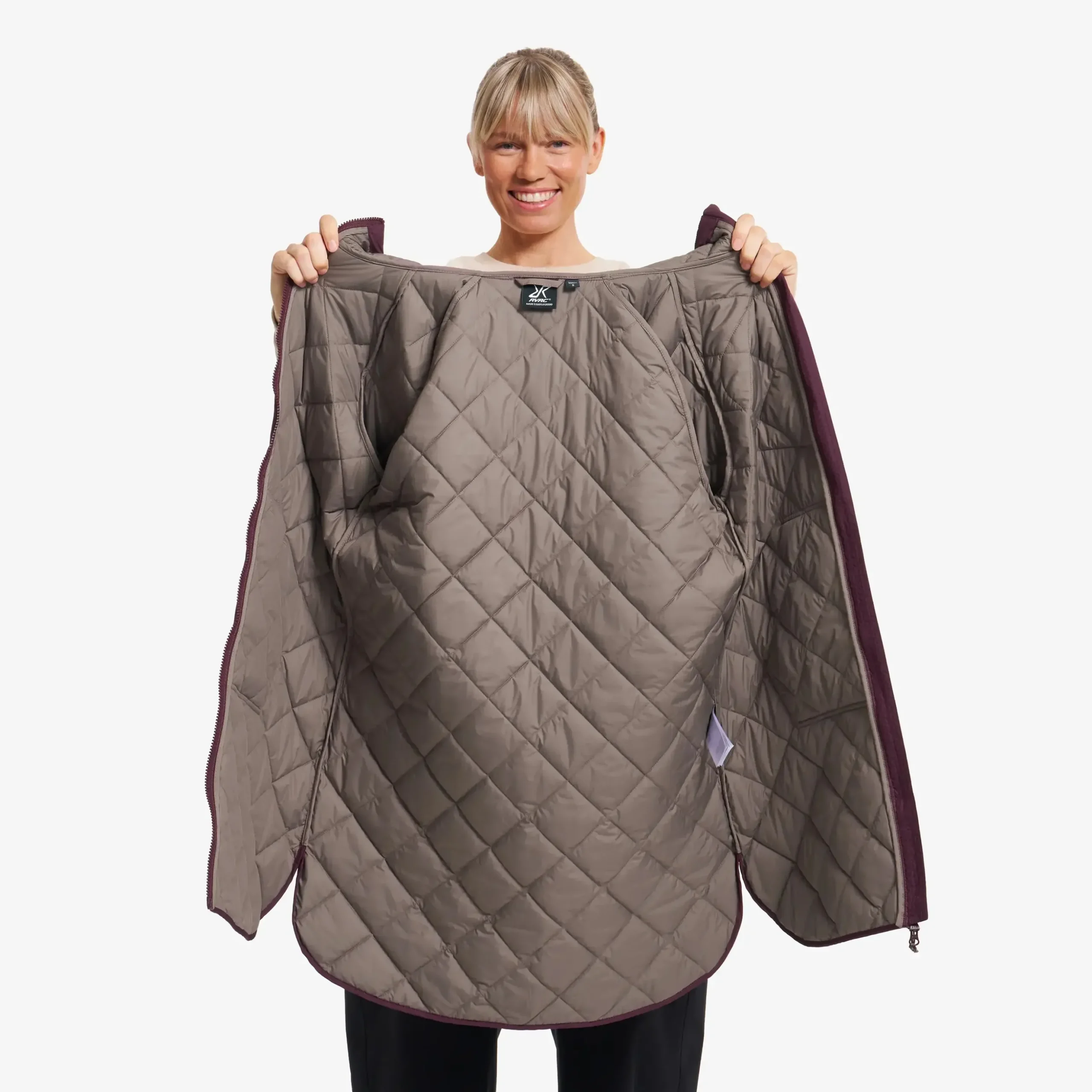 Tapa Long Quilt Jacket Damen Winetasting
