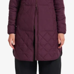 Tapa Long Quilt Jacket Damen Winetasting