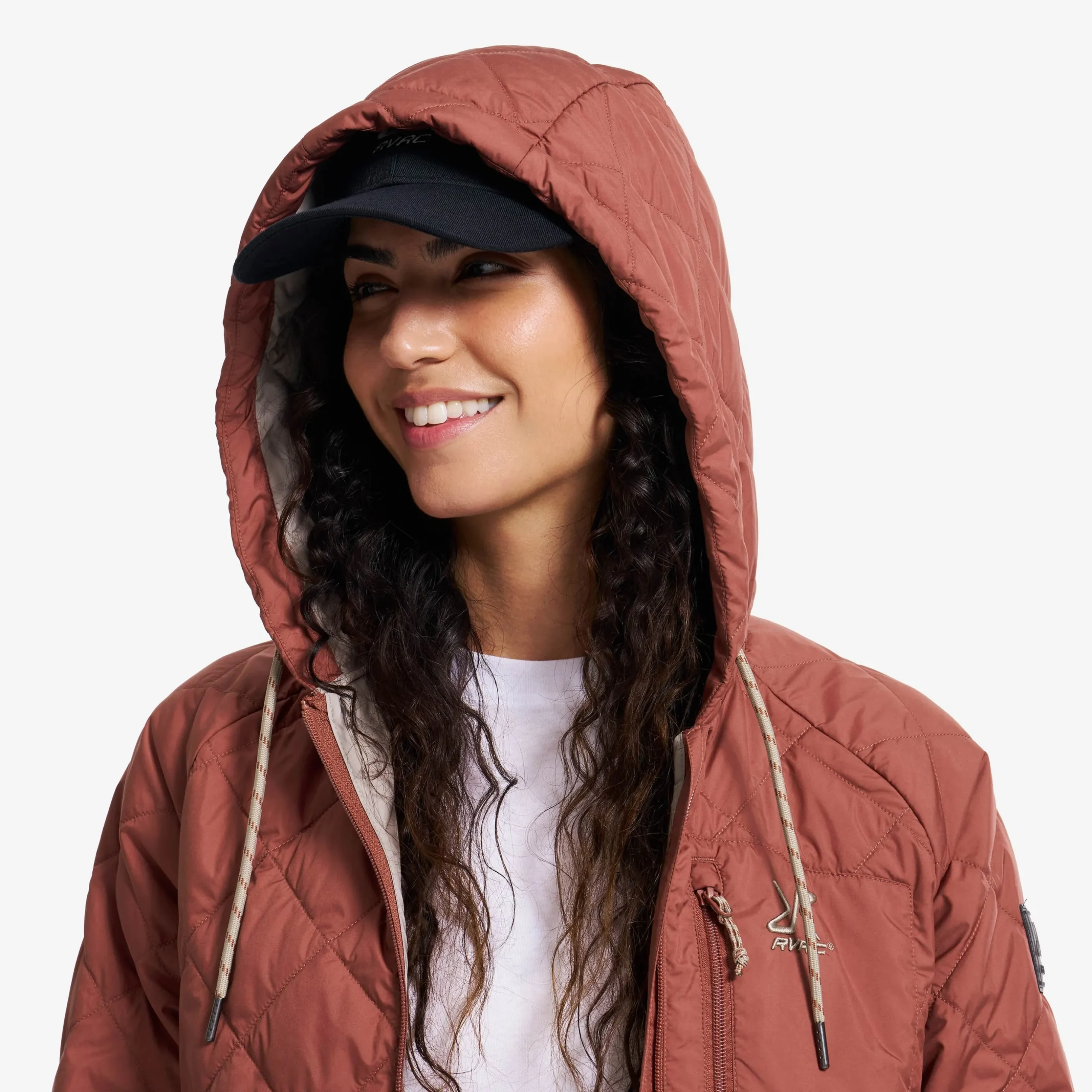 Tapa Quilt Insulated Jacket Damen Pink Mahogany