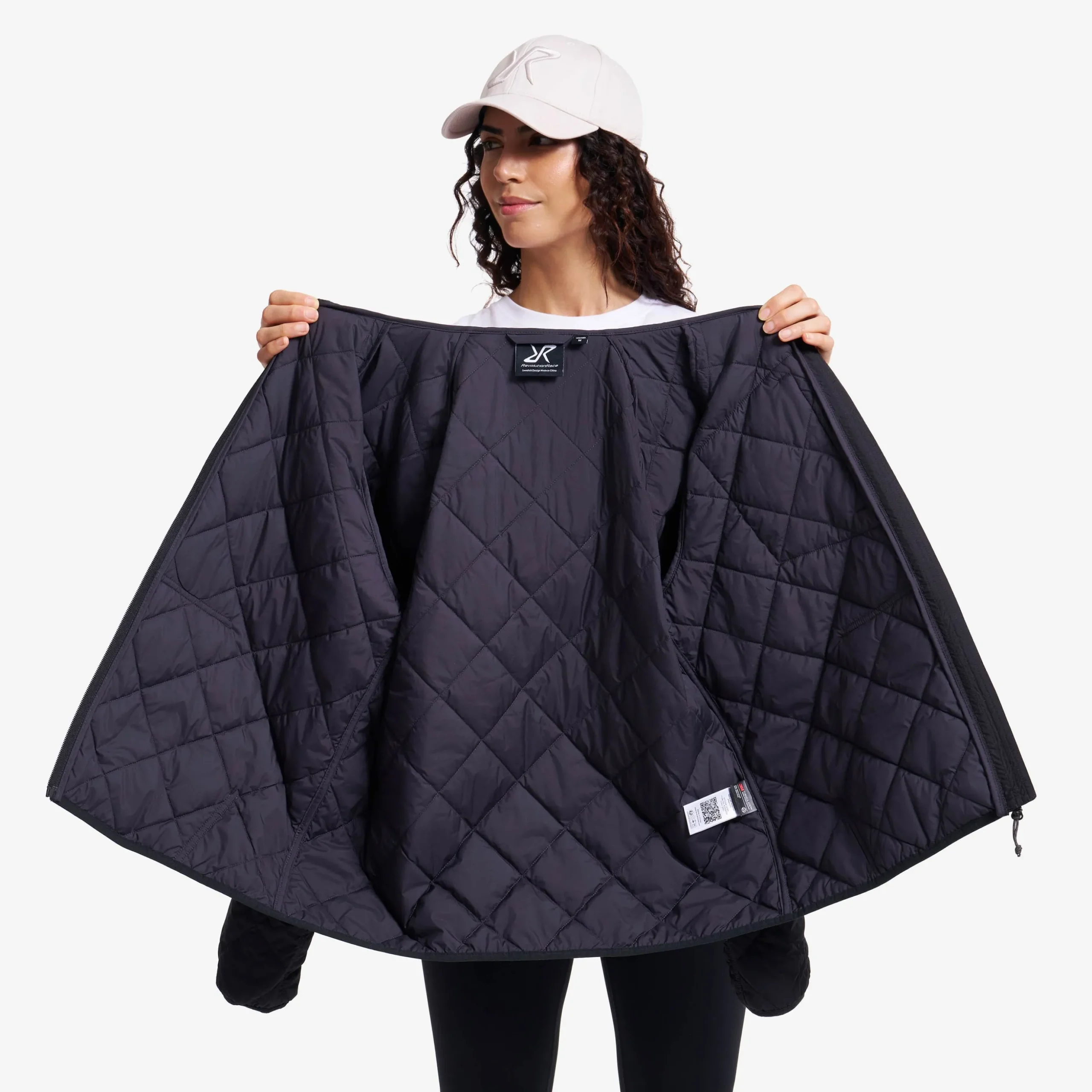 Tapa Quilt Insulated Jacket Damen Black