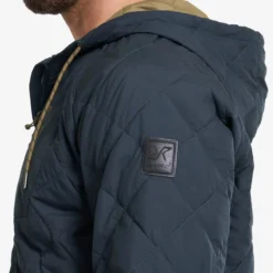 Tapa Quilt Insulated Jacket Herren Deep Navy
