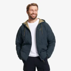 Tapa Quilt Insulated Jacket Herren Deep Navy