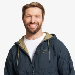 Tapa Quilt Insulated Jacket Herren Deep Navy