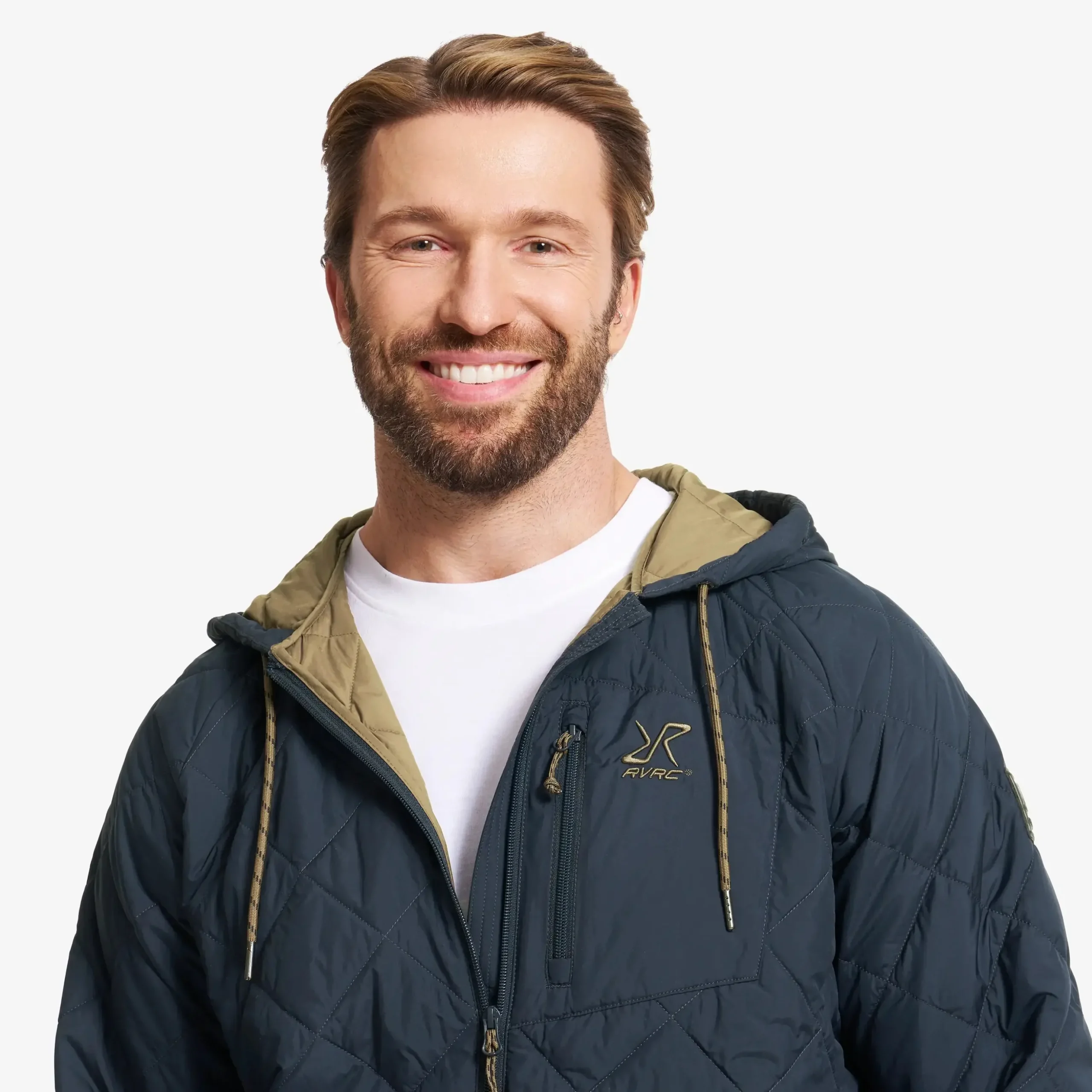 Tapa Quilt Insulated Jacket Herren Deep Navy