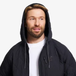 Tapa Quilt Insulated Jacket Herren Black