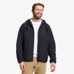 Tapa Quilt Insulated Jacket Herren Black