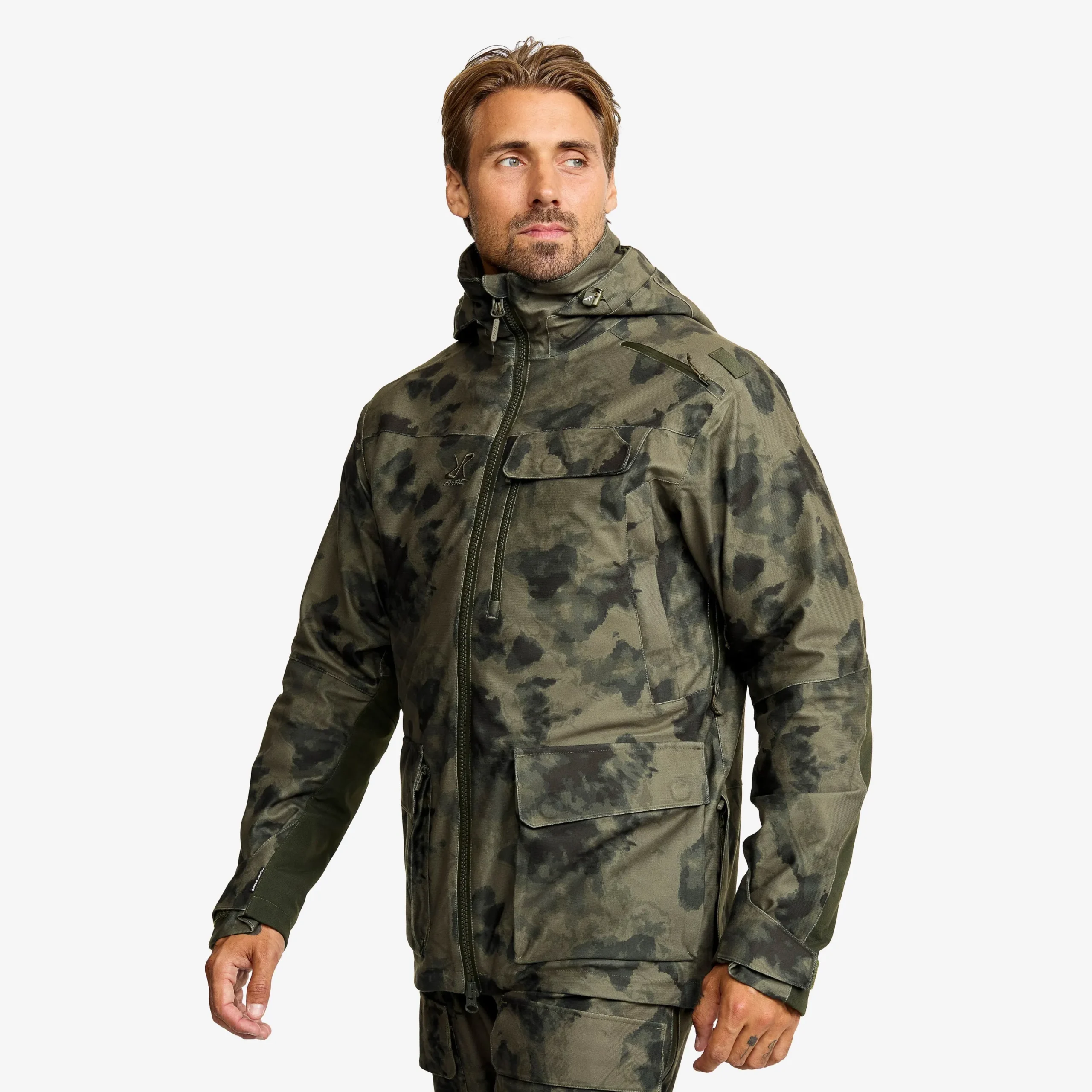 Trace Silent Pro 2L Jacket Herren Camo Deep Depths