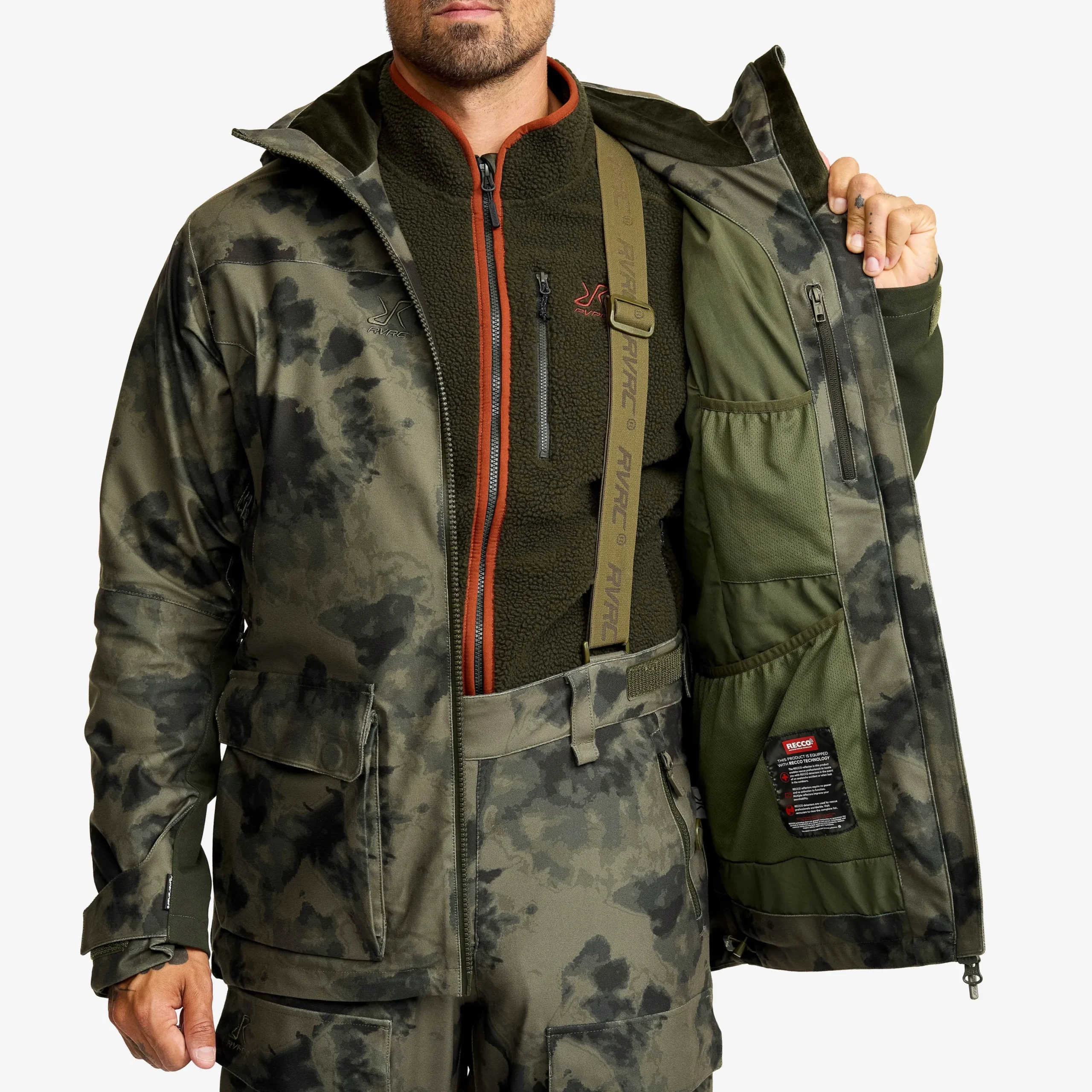 Trace Silent Pro 2L Jacket Herren Camo Deep Depths