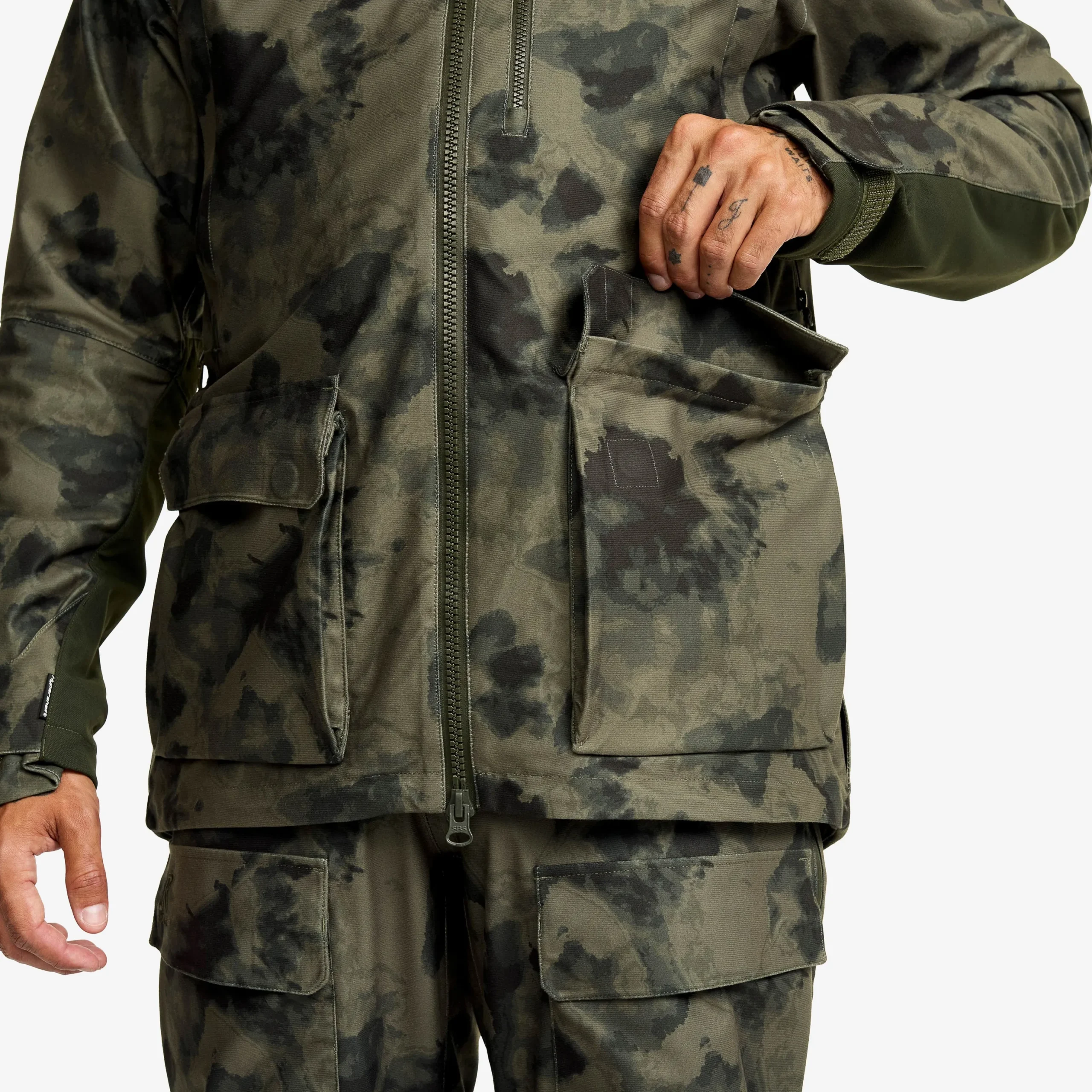 Trace Silent Pro 2L Jacket Herren Camo Deep Depths